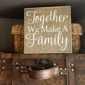 Wooden Family Sign